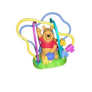 Winnie The Pooh Wooden Maze Activity Toy For Toddlers With Beads & Multicolor Lo